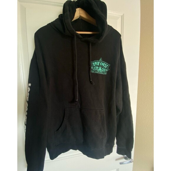 Great White Beer Hoodie – Lost Coast Brewing Co. Black Pullover - Picture 7 of 9
